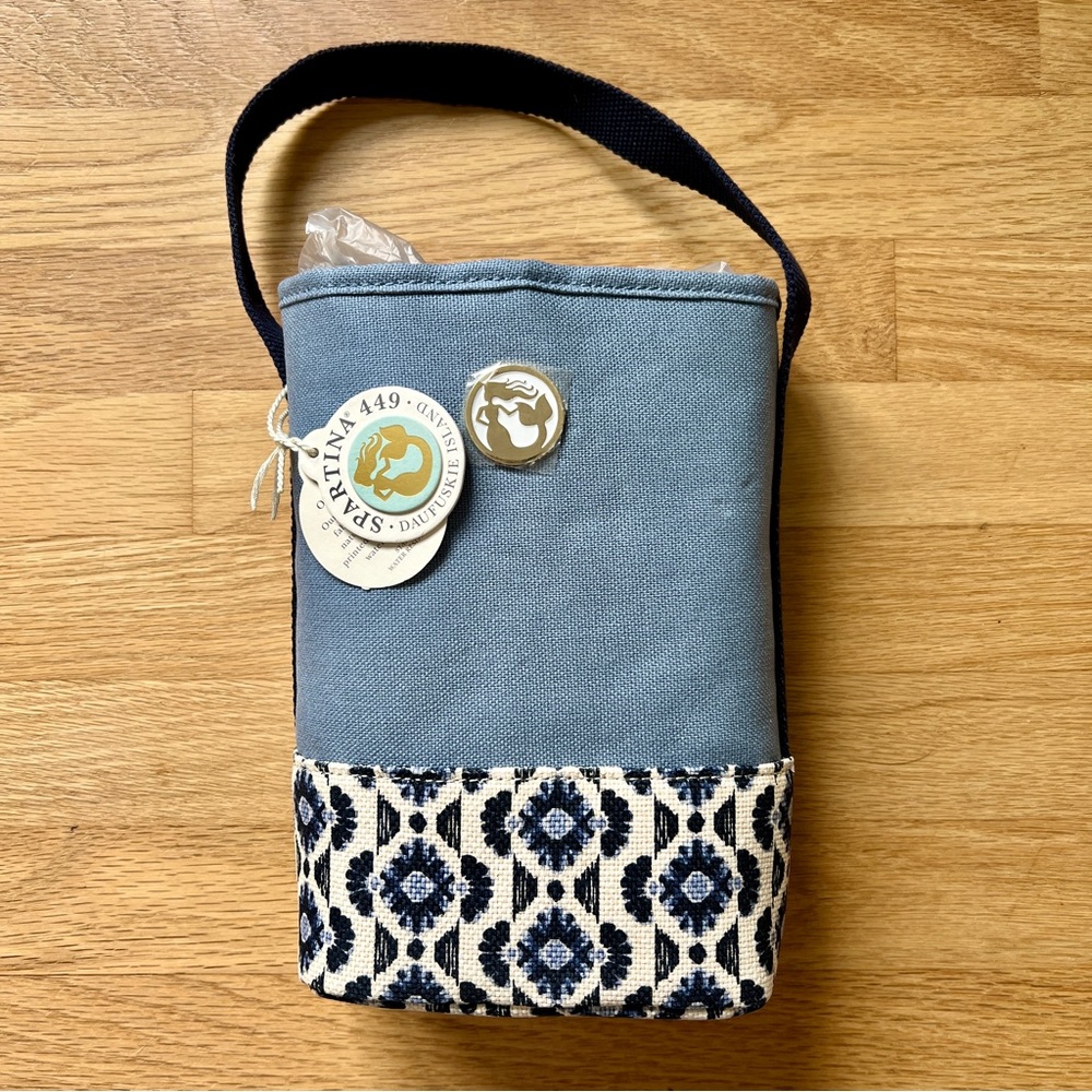 🍷SPARTINA Double Wine Caddie Marsh Boardwalk NWT